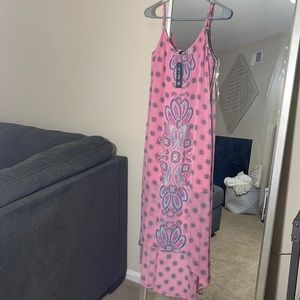 Brand new with tags pink As your Wish maxi dress